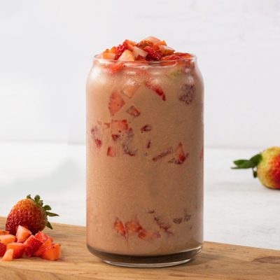 Smoothie de fresa y chocolate