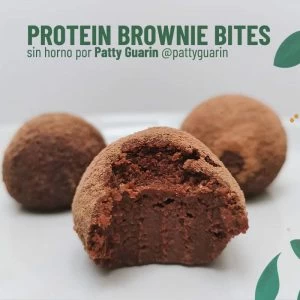 PROTEIN BROWNIE BITES sin horno por Patty Guarin - vidalia Recetas de Brownie en casa